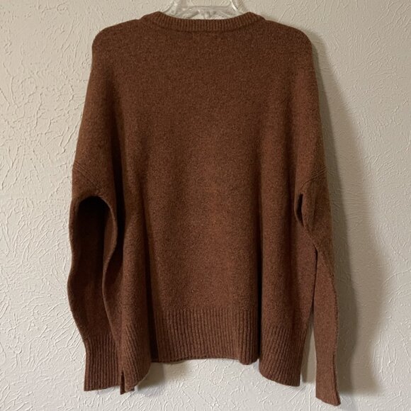 Treasure & Bond Rust & Black heathered pullover sweater, Size L - Picture 5 of 5